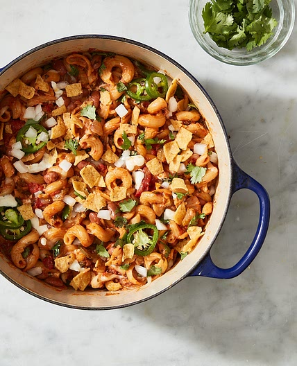 One-Pot Vegetarian Chili Mac
