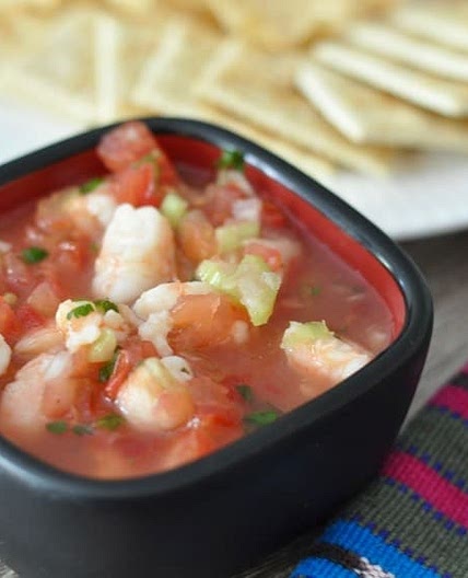 Guatemalan Ceviche de Camaron - Shrimp Ceviche