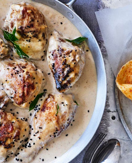 Karen Martini’s coconut chicken curry with mint chutney