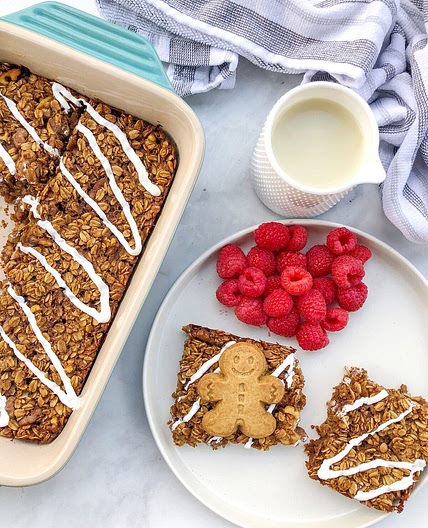 Gingerbread Baked Oatmeal