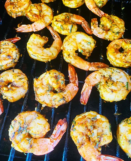 Smoked Lemon Herb Shrimp