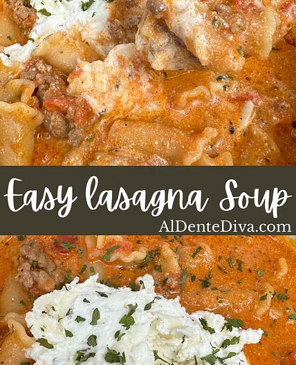 Easy Lasagna Soup
