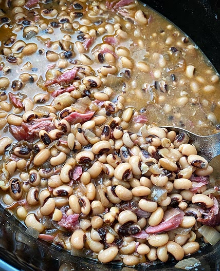 Slow Cooker Black-Eyed Peas