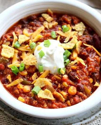 Instant Pot Turkey Chili
