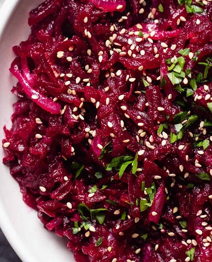 Vegan Beet Salad (Korean Style)
