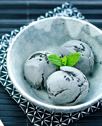Black Sesame Ice Cream