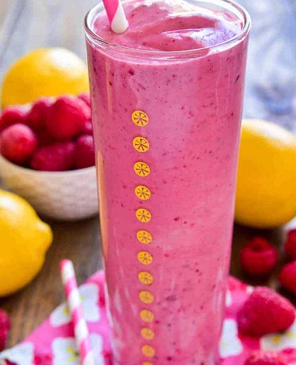 Lemon Raspberry Smoothie