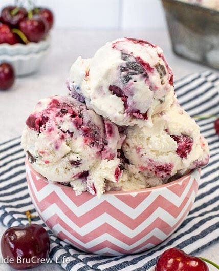 Cherry Vanilla Ice Cream