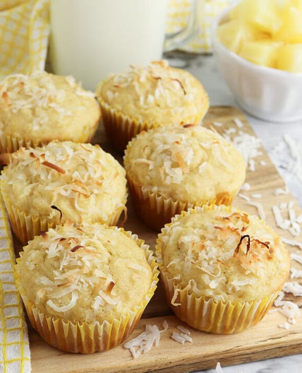 Pineapple Coconut Muffins