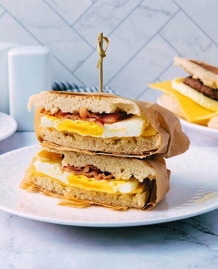 Make-Ahead Freezer Breakfast Sandwiches for Meal Prep