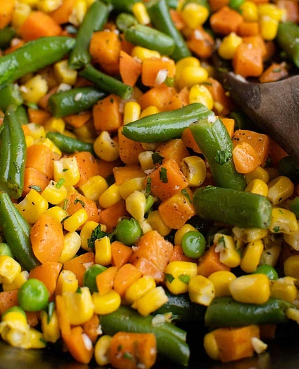 Garlic Butter Frozen Vegetables