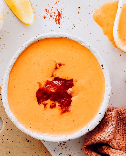 5-Minute Harissa Tahini Sauce