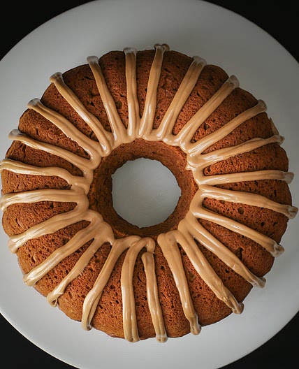 Pumpkin Bundt Cake with Maple Glaze