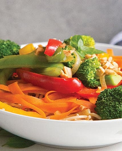 Nutty Noodles with Vegetables