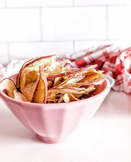 Ninja Foodi Cinnamon Dehydrated Apples