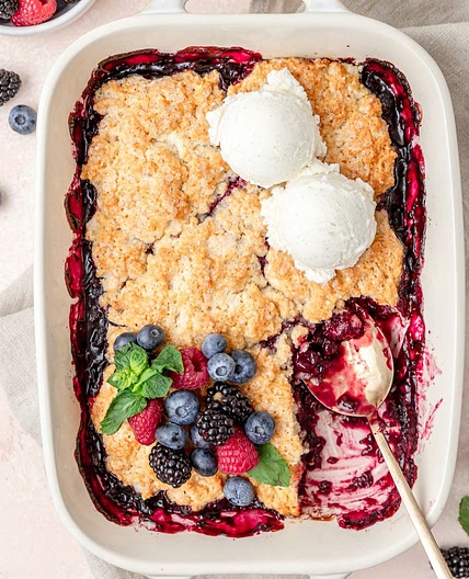 Mixed Berry Cobbler