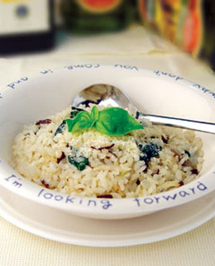 찬밥을 이용한시금치리조또