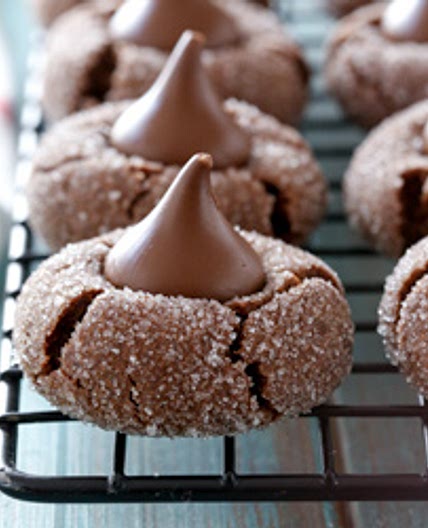 Chocolate Kiss Cookies