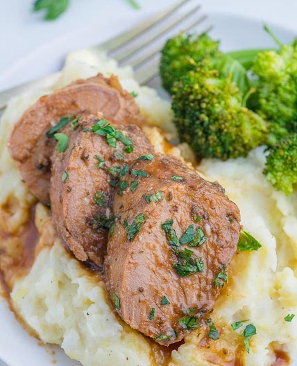 Slow Cooker Pork Tenderloin