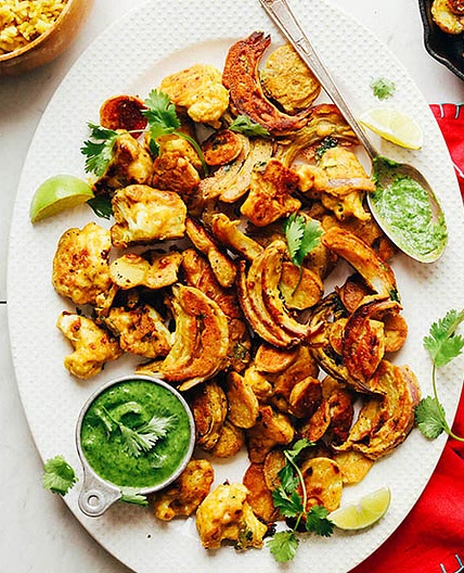 Mixed Vegetable Pakoras (30 minutes!)