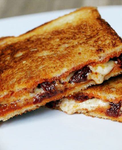 Grilled Cheese Sandwich With Sun-Dried Tomatoes and Harissa Recipe