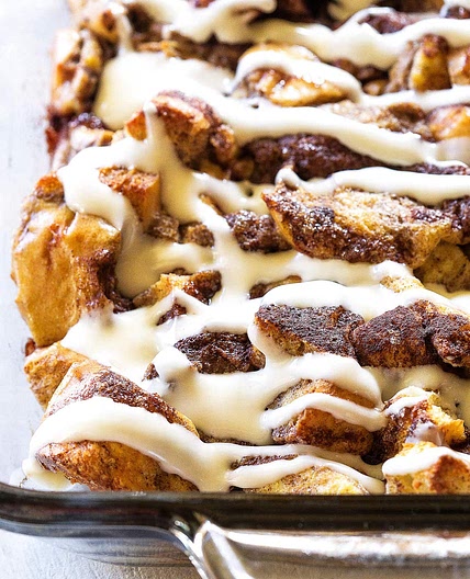Cinnamon Roll Breakfast Bake