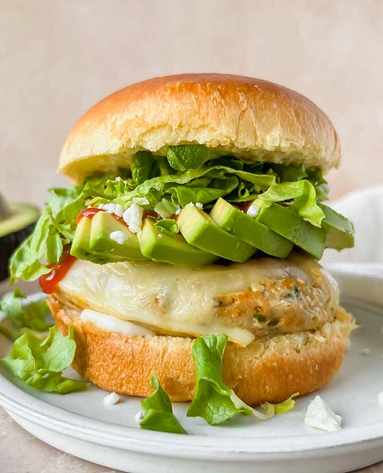 Chicken Burgers with Feta