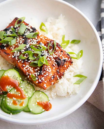 Air Fryer Miso Salmon