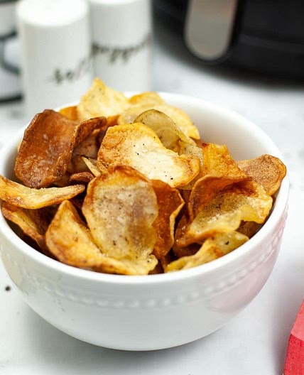 Homemade Air Fryer Potato Chips