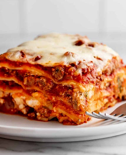 Lasagna with Cottage Cheese