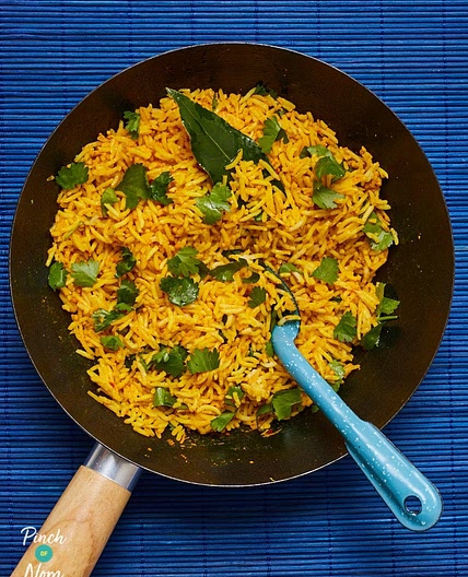 Lemon and Turmeric Rice | Slimming & Weight Watchers Friendly