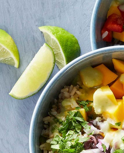 Mango Rice Salad Bowls