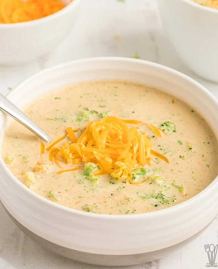 Creamy Keto Broccoli Cheese Soup