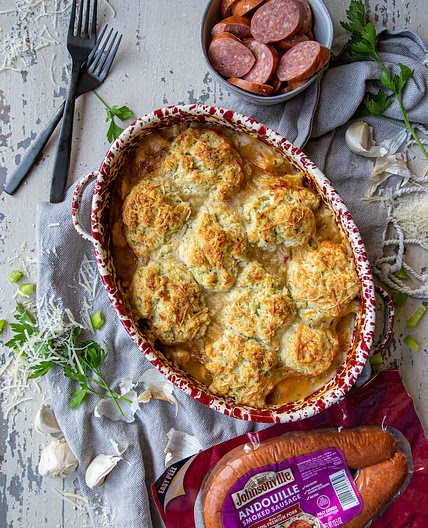 Andouille Sausage and Chicken Pot Pie
