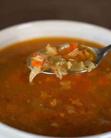 Keto Instant Pot Rotisserie Chicken Soup