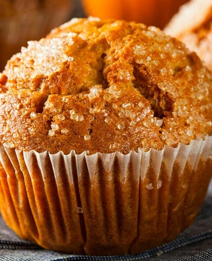 Spice Cake Pumpkin Muffins