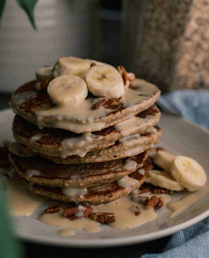 Oat Flour Banana Pancakes