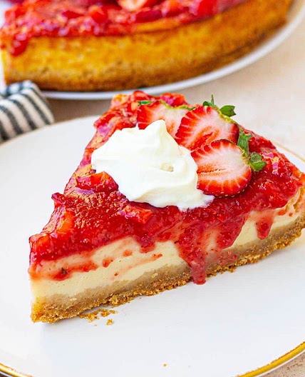 Strawberry Protein Cheesecake