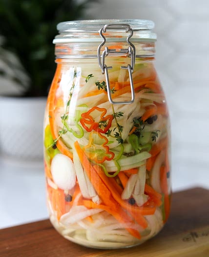 Jamaican Pickled Vegetables (Escovitch Sauce)
