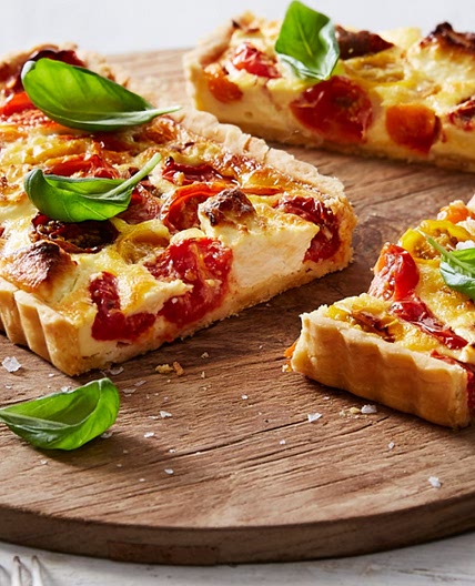 Tomato and Goats Cheese Tart