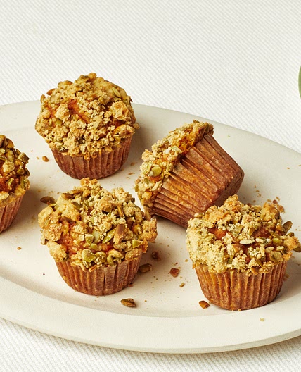 Triple Pumpkin Crumb Muffins