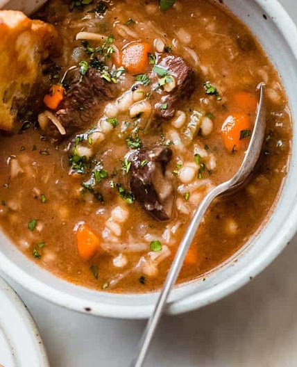 Comforting Beef Barley Soup (Instant Pot)