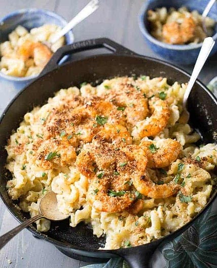 Cajun Shrimp Mac and Cheese