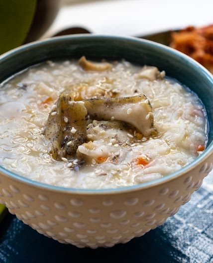 Korean Abalone Porridge (Jeonbokjuk)