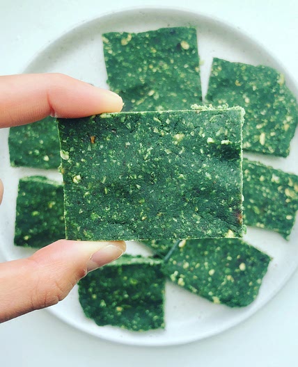 Spirulina Almond Pulp Bars