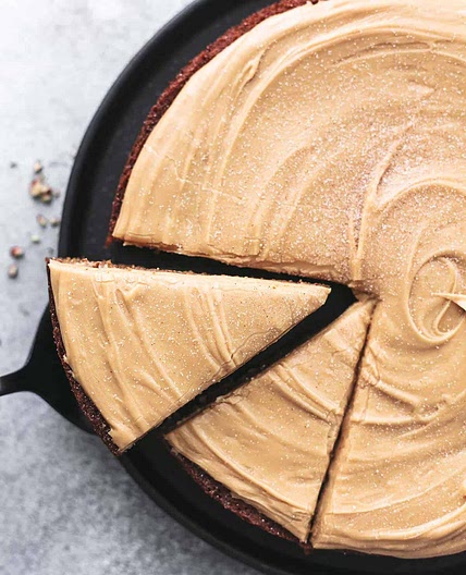 Spice Cake with Brown Sugar Frosting