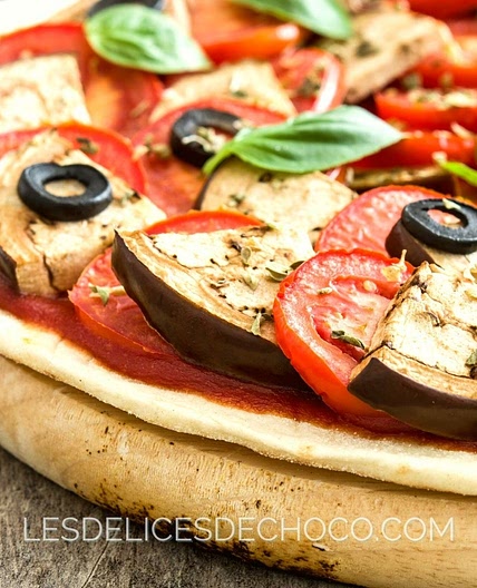PIZZA VEGAN AUX AUBERGINES