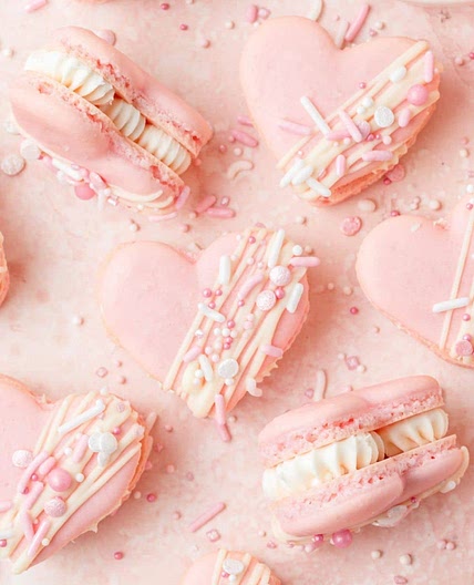 Heart Shaped Macarons