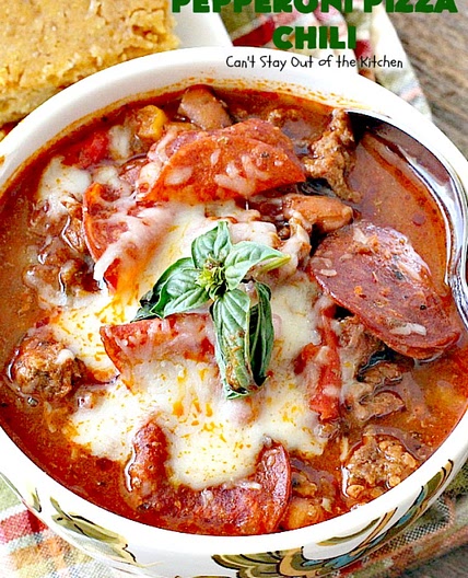 Pepperoni Pizza Chili