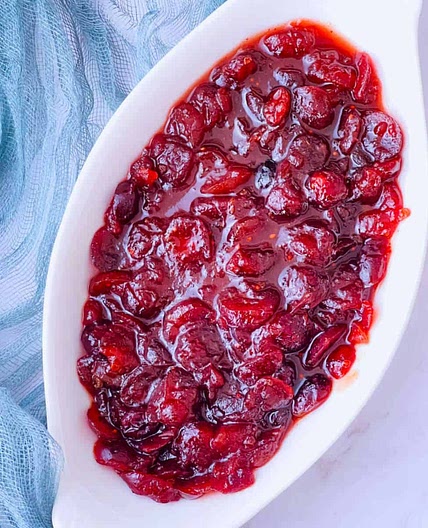 Cranberry Sauce using Dried Cranberries
